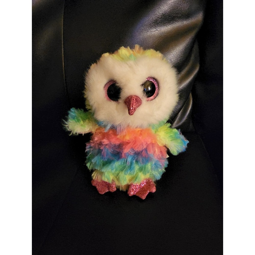 Ty Beanie Boo Owen the Tie-Dye Owl - 2017